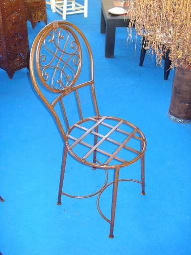 SEDIA MOD. ROSEAU IN FERRO